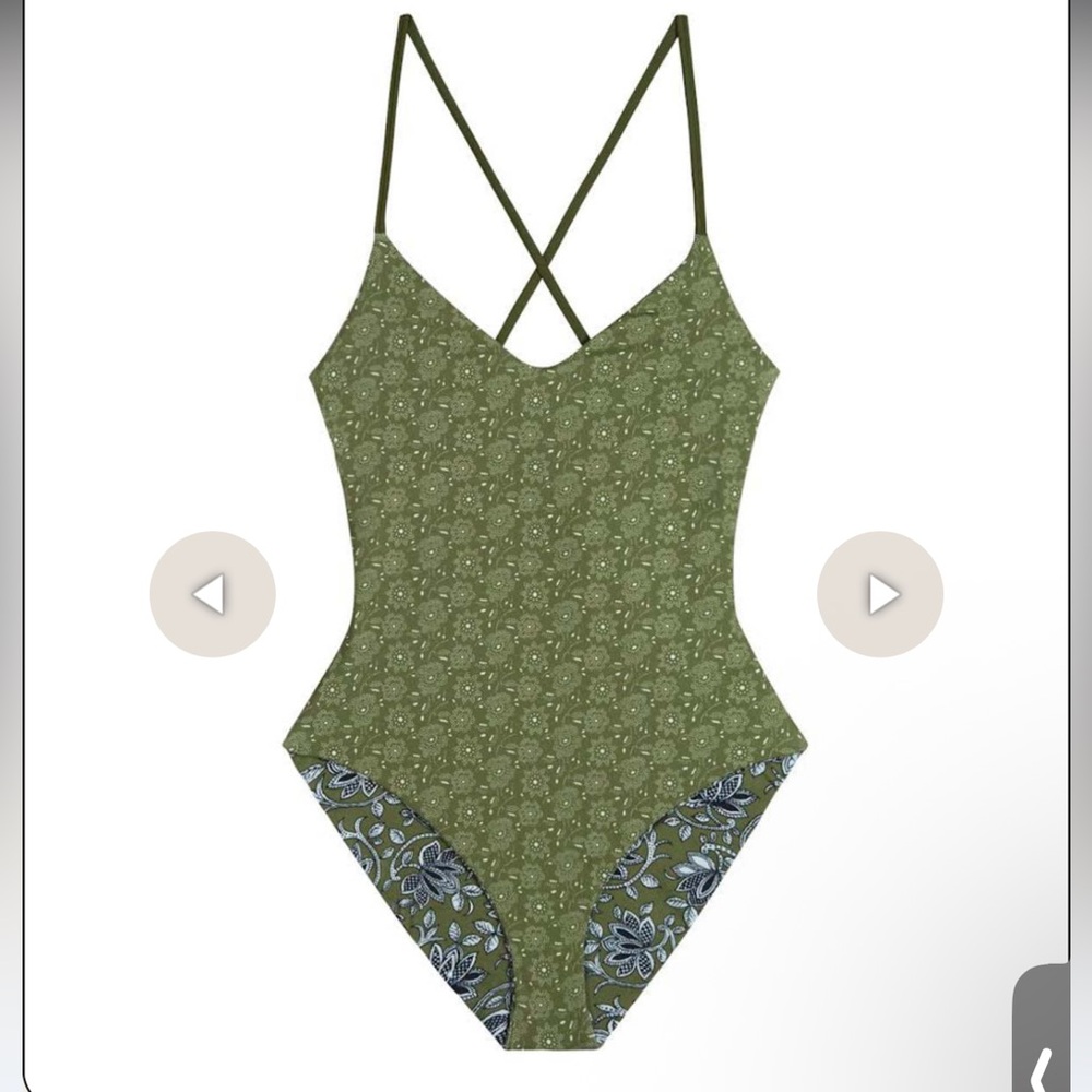THE GREAT. Reversible Lace Up One Piece